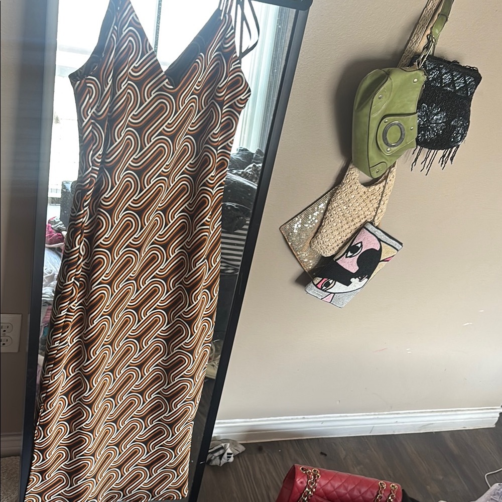 Gianni Bini Brown Maxi Dress